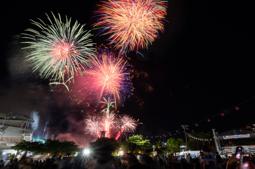 オリオンビアフェストの花火