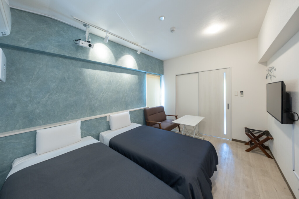 沖縄県名護市にあるホテル客室